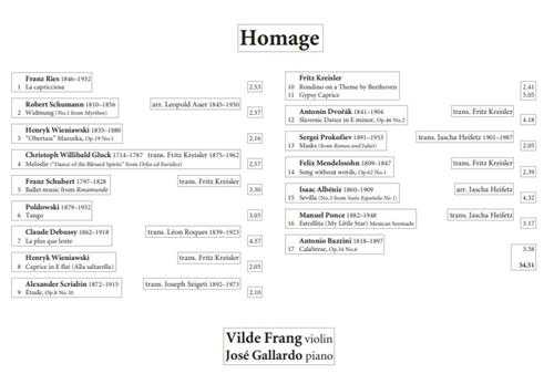 【古典音乐】VildeFrang-Homage[24-96]FLAC