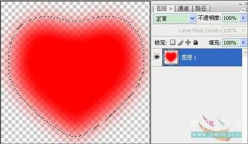 Photoshop也爱国,爱国红心图案gif动画