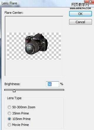 Photoshop 绿色风格的相机网页平面图