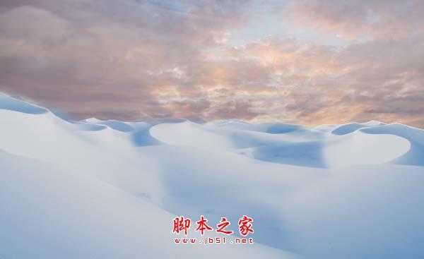 photoshop合成制作漂亮的雪景卡通乐园