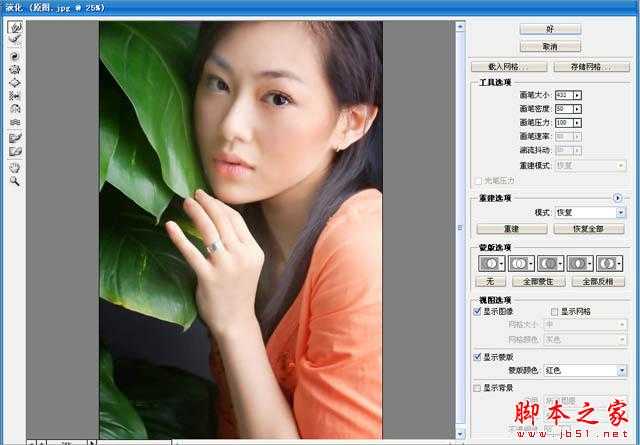 Photoshop为粉装美女添加上朦胧的古典仿手绘效果