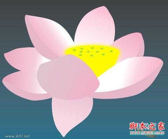 CorelDRAW(CDR)设计绘制卡通风格的荷花实力教程