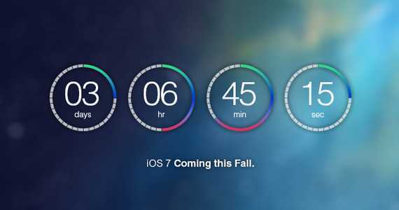 PS创建简单的苹果IOS7系统中的倒数计时器图片