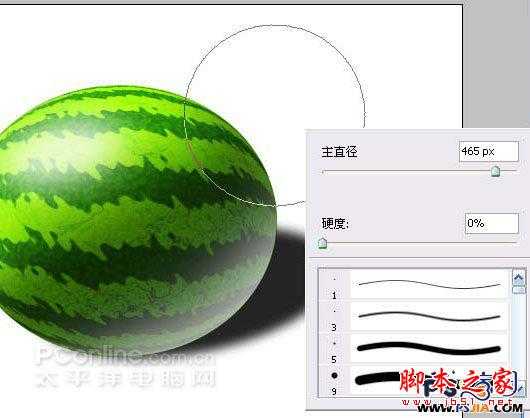 教你如何用PS绘制一个香甜可口的西瓜