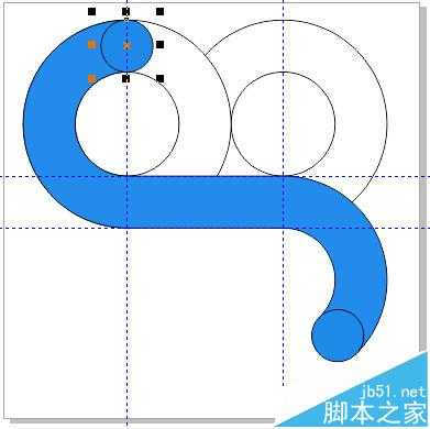 cdr中怎么绘制百度云的图标?