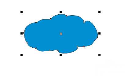用CorelDRA简单绘制一个简笔画云朵