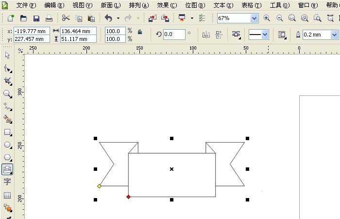 cdr中怎么使用绘图形状工具绘制图形?