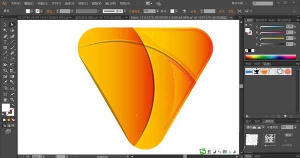 ai怎么设计三角形icon标志? ai三角形logo的设计方法